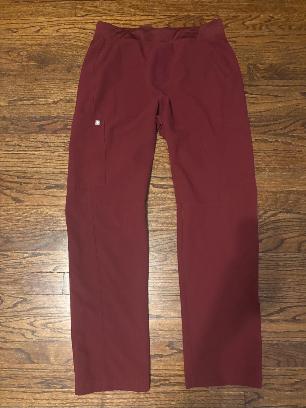 Figs Men Burgundy Axim Straight Leg Scrub Pants M Medium
